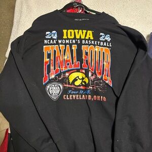 Iowa Final Four Black Crewneck